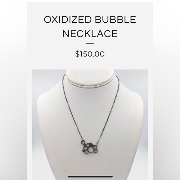 June Shin Oxidized Bubble Necklace, Sterling Silver - Picture 3 of 13